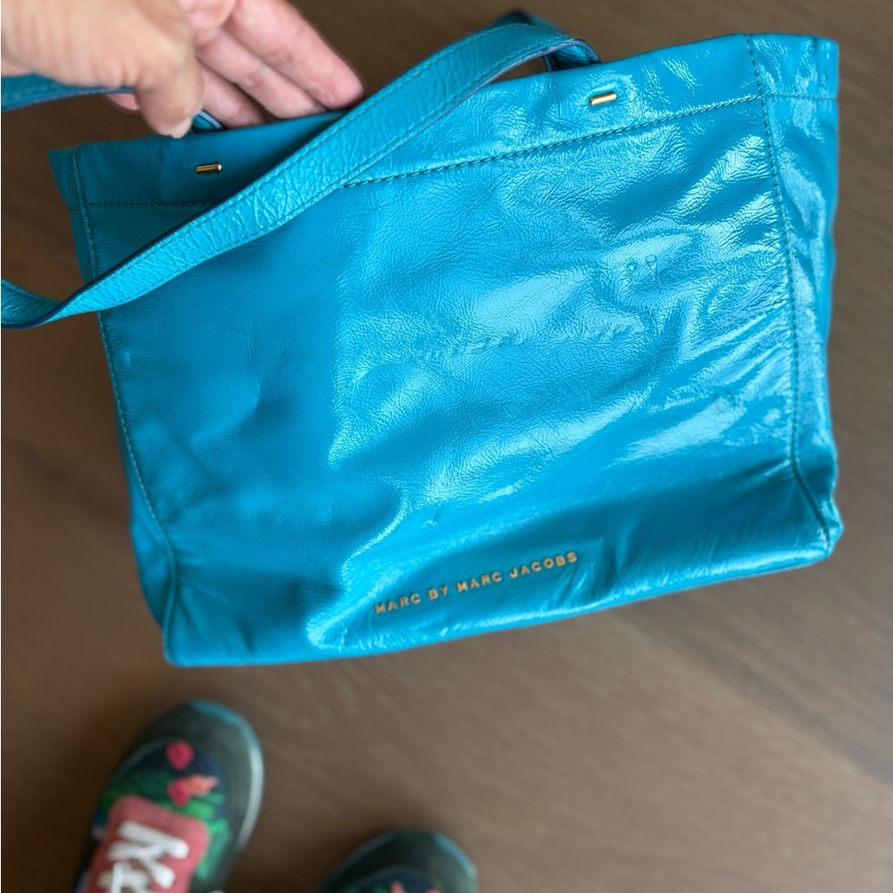 Marc by Marc Jacobs Shiny Teal Tote
